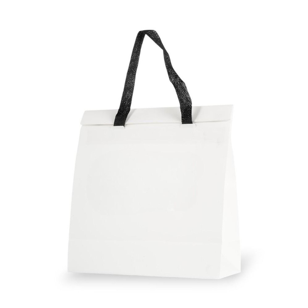 BORSA CARTA 34X14CM WHITE
